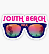 South Beach Miami Sticker