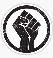BLACK POWER RAISED FIST Sticker