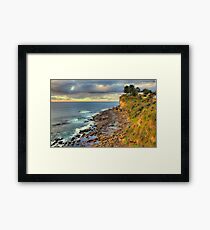 Location Location - Avalon Headland , Sydney - The HDR Experience Framed Print