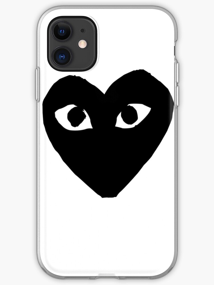 cdg heart black