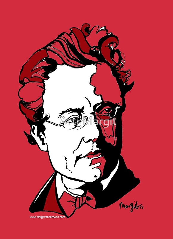  Gustav Mahler Composer By ArtyMargit Redbubble