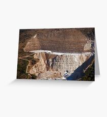 Marble Quarry Greeting Card