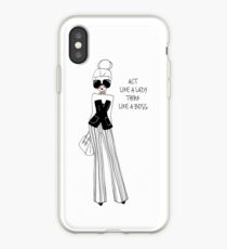 Like a Boss iPhone Case