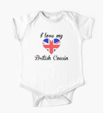I Love My British Cousin One Piece - Short Sleeve