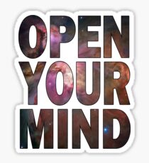 Open Your Mind Sticker