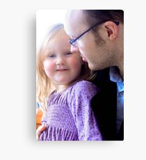 Imagen & Daddy Canvas Print