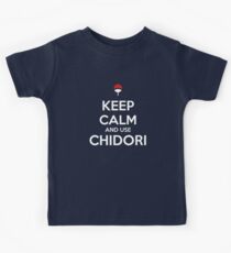 Keep Calm and use Chidori Kids Tee