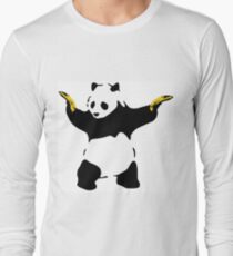 Bad Panda Stencil Long Sleeve T-Shirt