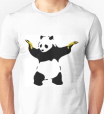 Camiseta ajustada Bad Panda Stencil
