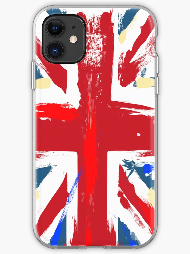 "Worn Union Jack British Flag " iPhone Case & Cover by vectorwebstore