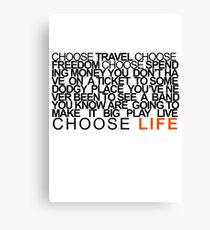 Choose Gigs Canvas Print