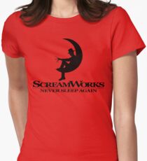ScreamWorks (Black) Women's Fitted T-Shirt