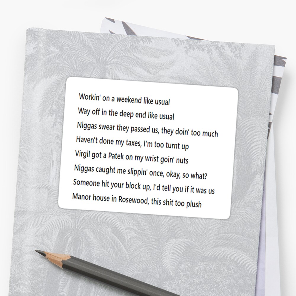 futur-life-is-good-lyrics-sticker-by-cogarts-redbubble