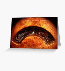 Gauge Greeting Card