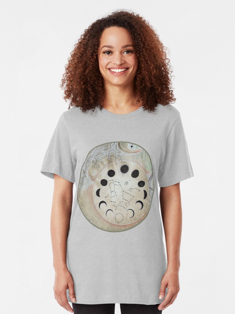 Alternate view of White Night Sky Slim Fit T-Shirt