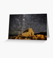 Tekapo Star Trails Greeting Card