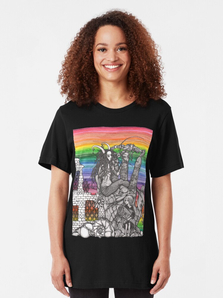 Alternate view of Mermaid Dream Slim Fit T-Shirt