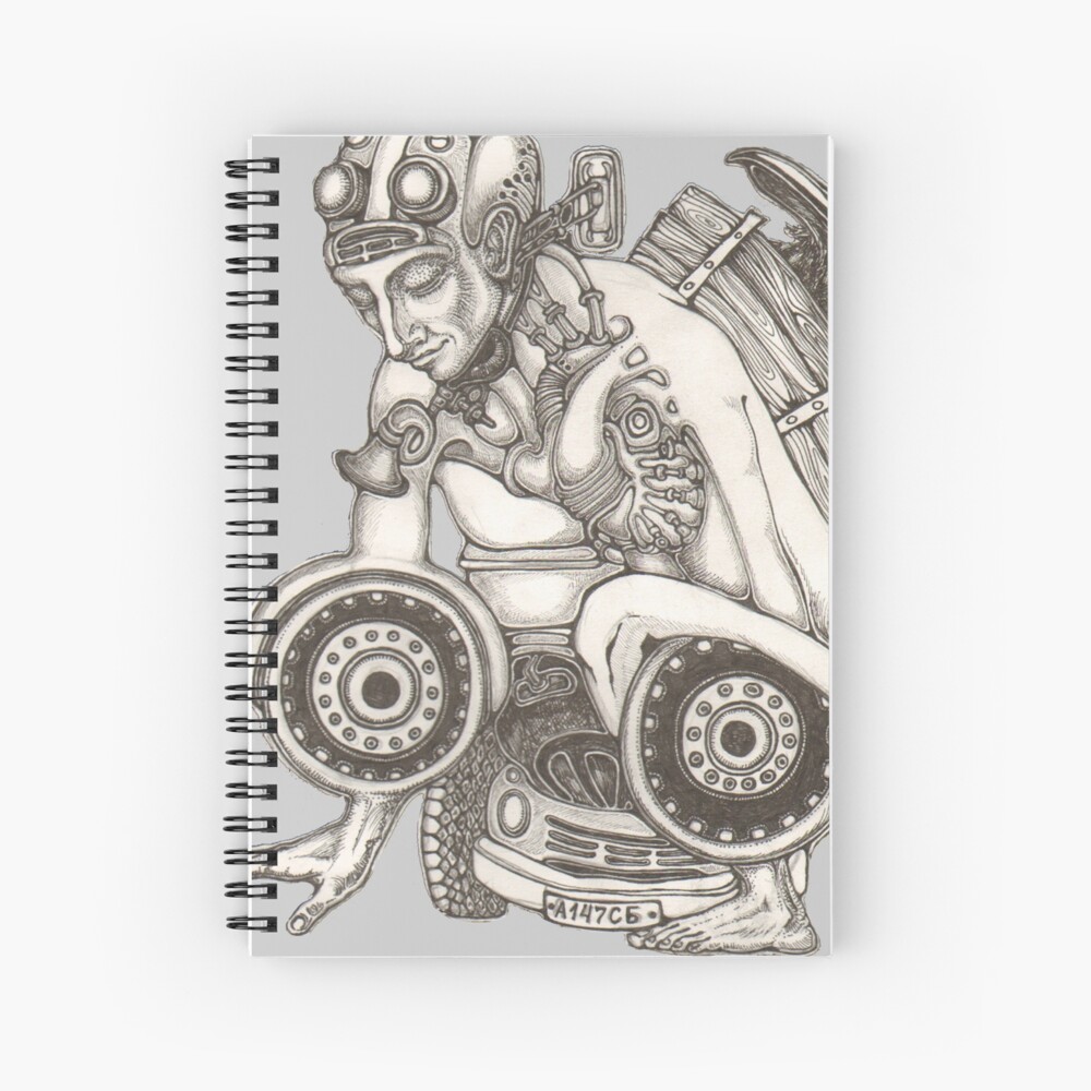 Automobile Heart & Soul Spiral Notebook