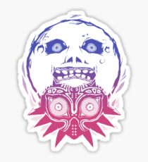 Majora's mask - Colour Gradient Sticker