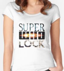 SuperWhoLock Women's Fitted Scoop T-Shirt