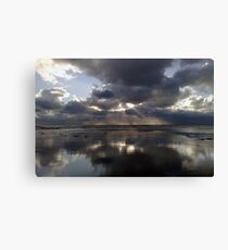 "Stormy Skies Sewerby" Canvas Print