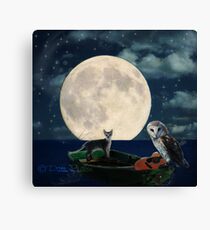Owl and the Pussycat Canvas Print