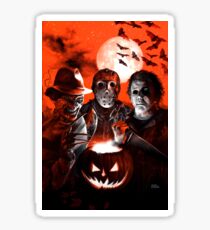 Super Villains Halloween Sticker
