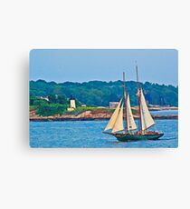 Schooner Canvas Print