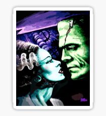 Bride & Frankie Monsters in Love Sticker