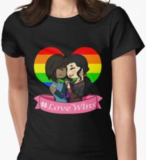#Liebe gewinnt Tailliertes T-Shirt