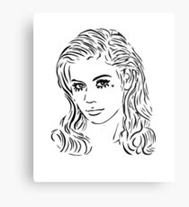 Primadonna (Black) Metal Print
