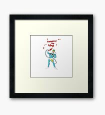Respect The Condiment King Framed Print