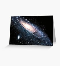Andromeda galaxy Greeting Card