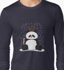 Merry Christmas, Panda! Long Sleeve T-Shirt