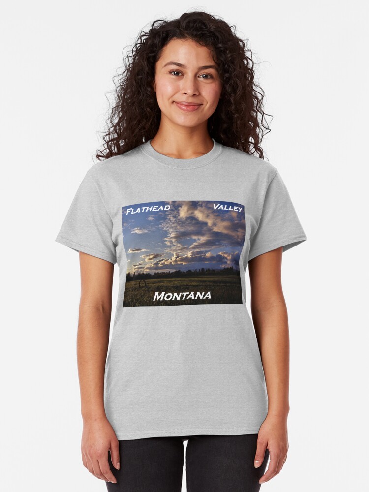 Alternate view of Spring Sunset, Evergreen Montana Classic T-Shirt