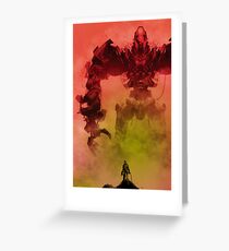 Tarjeta de felicitación Mi Killbot es más grande que tu Killbot