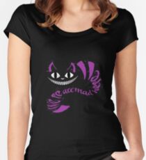 Wir sind alle verrückt hier Tailliertes Rundhals-Shirt