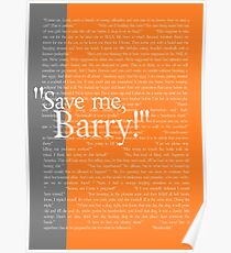 "Save me, Barry!" Poster
