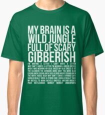 Monkey Monkey Underpants (white text) Classic T-Shirt