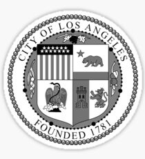 Seal of the City of Los Angeles (B&W) Sticker