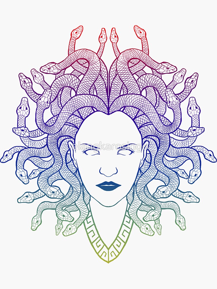 Medusa (colors) by elangkarosingo