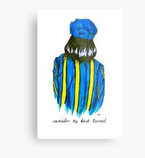 Consider my back turned Metal Print