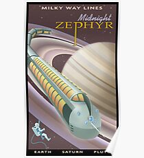 Saturn Travel Poster Poster