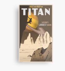 Titan Reiseplakat Metallbild