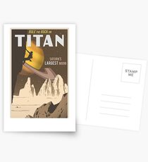 Titan Travel Poster Postcards