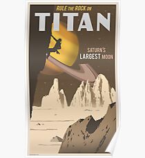 Titan Travel Poster Poster