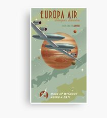 Jupiter Travel Poster Canvas Print