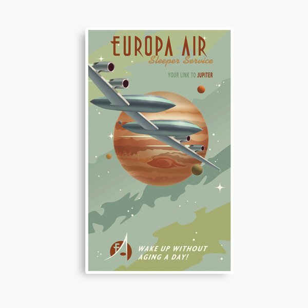 Jupiter Travel Poster Canvas Print