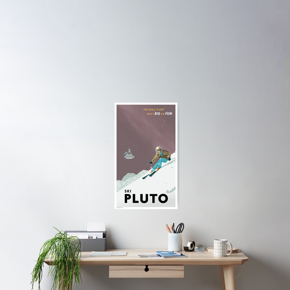 Pluto Travel Poster Poster