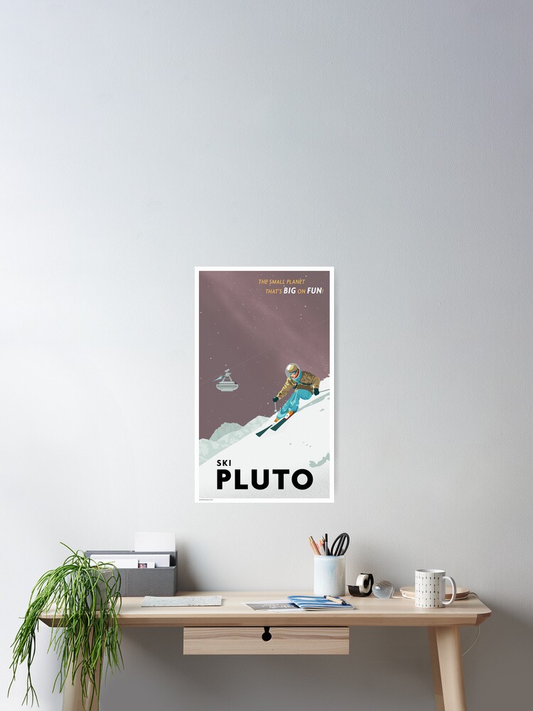 Alternate view of Pluto Travel Poster Poster